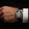 Agelocer Men's Watch Top Brand Tourbillon Skeleton Watch
