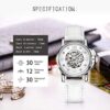 Women's Watch Luxury Mechanical Stainless Steel Skeleton