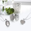 Vintage Style Filigree CZ Heart Shape Aromatherapy
