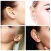 12 Pieces Ear Wrap Crawler Hook Zircon Earrings