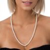 PAVOI Sterling Silver White Freshwater Cultured Pearl Necklace