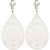 Aloha Earrings Lovely Victorian Filigree Clip On Earrings