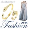Panther Ring with Top Cubic Zirconia by Vicision
