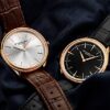 Rose/Brown Stuhrling Original Mens Dress Watch Slim