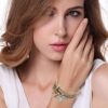 RINHOO FRIENDSHIP 3PCS Gold/Silver/Rose Chain Bracelet