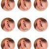 24 Pairs Stud Earrings: A Sparkling Symphony of Style