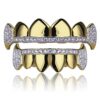 Teeth Grillz Micro Pave Cubic Zircon Top & Bottom
