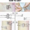 6 Pieces 2/3/4 Strands Layered Lock Necklace Connector