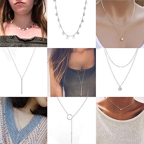 12 Pcs Dainty Choker Necklace for Women