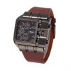 OULM Original Rectangle Unique Design Men Wristwatch
