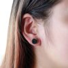 Lullabb's Crystal Druse Stud Earrings – 6 Pairs of Hypoallergenic Shimmer for Every Occasion
