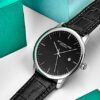 Stuhrling Original Mens Watch Calfskin Watch Dial with Date