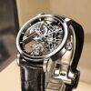 Agelocer Men's Watch Top Brand Double-Sided Hollow Transparent caseback