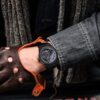 Black Skeleton Automatic Agelocer Watch