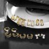 8 Pairs Gold Ear Cuffs Set Earrings Sparking Adjustable Helix