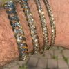 14k Yellow Harlembling Mens Or Ladies Cuban Link Bracelet