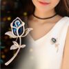 TULIP LY Created Crystal Brooch Crystal Rhinestone