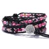 Bonnie 3 Wrap Agate Leather Bracelets Handmade