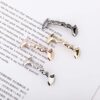 Top Bottom Grills 18K Gold Plated Dracula Vampire Fangs