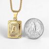 Personalized Elegance: Initial Letter Pendant Necklace in Gold ?