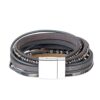 AZORA Womens Leather Wrap Bracelet Handmade