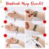 Bracelet Handmade Natural Stone Jasper Druzy Leather
