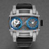 Flying Tourbillon Romain Jerome Grey/Blue Dial Moon DNA Diamond Set