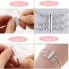 14 Pieces 4 Sizes Slide Magnetic Clasp Connectors Tube