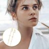 4 Pairs Ear Cuff Wrap Crawler Hook Earrings