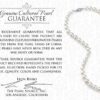 THE PEARL SOURCE 14K Gold AAA Quality Round Pearl Necklace