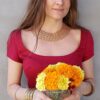 Chunky Metal Neck Bib Collar Choker Necklace