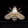 Bee Brooch Animal Fashion Shell Pearl Brooch Pin