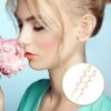 4 Pairs Ear Cuff Wrap Crawler Hook Earrings