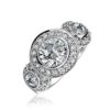 Bling Jewelry Sterling Silver Engagement Ring - Size 6