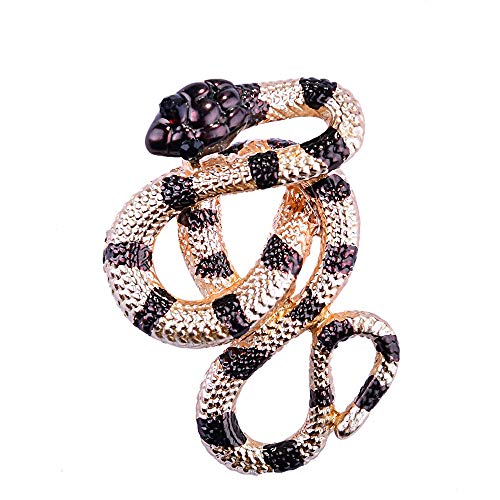 Vintage Snake Shape Pins Brooches Female Jewelry Retro
