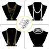 6 Pieces 2/3/4 Strands Layered Lock Necklace Connector