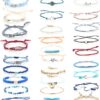 Bohemian Wave Bracelet Set: Waterproof, Adjustable, and Stylish for Every Day