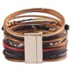 GelConnie Tree of Life Leather Cuff Bracelet