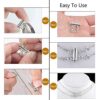 8 Pieces 4 Sizes Slide Clasp Lock Necklace Connector