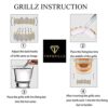 14K Gold and Silver Grillz for Your Teeth Hip Hop