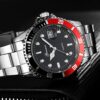 Chronograph Red Bokeley Men's Wrist Watch