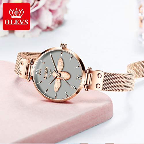 Elegance Meets Functionality: Rose Gold Women's Watches by OLEVS