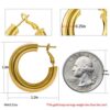 Chunky Thick Good Tube Hoops Earrings