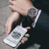 Men's Black Skeleton Mechanical Watch - Stylish and Waterproof Timepiece