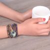 Spiritual Harmony Unveiled: Boho Handmade Imperial Jasper Bracelet – A Tranquil Blend of Healing Stones for Men and Women