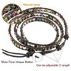 Layered Bracelets for Women Handmade Oriental Agate Meditation