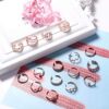 16-Piece Adjustable Toe Ring Set for Women