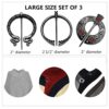 3 Pack Vintage Viking Brooches Pins Medieval Cloak