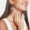 Lightweight Chandelier Dangle Drop Earring Boho Leaf