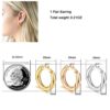 sovesi Gold Hoop Earrings for Women